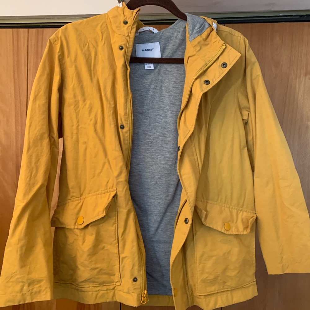 Kids Yellow Utility Rain Jacket